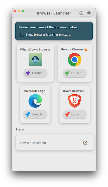 Browser Launcher